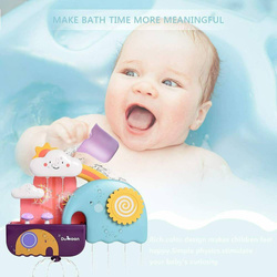 FONTANNA DO WODY KĄPIELI ZABAWKA PRZELEWOWA KRANIK słonik MŁYNEK DLA DZIECI