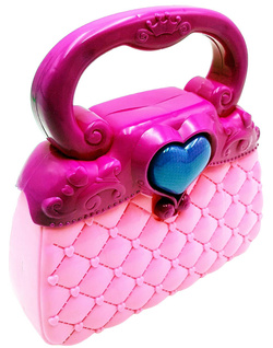 TOREBKA Na Kosmetyki KUFEREK ze Świecącym SERCEM