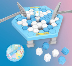 Gra Pingwin na lodowisku pułapka tafla lodu URATUJ PINGWINA ZRĘCZNOŚCIOWA