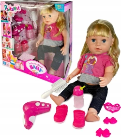 LALKA ZABAWKA ZESTAW Z AKCESORIAMI NA PREZENT DLA DZIEWCZYNKI INTERAKTYWNA