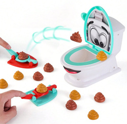 ŚMIESZNA GRA WESOŁY SEDES TOALETA ŚMIESZNA ZABAWKA KUPA PRANK