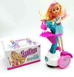 LALKA NA JEŻDZĄCEJ HULAJNODZE ELEKTRYCZNEJ muzyka