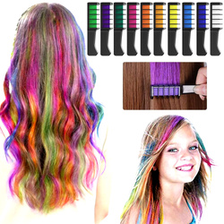 Grzebienie z kreda do włosów Farbowania Malowania Zmywalna Zestaw karnawał