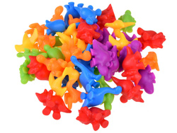 Figurki Dinozaurów nauka kolorów liczenia ZA4358