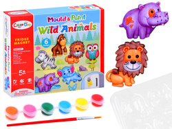 Zrób magnes na lodówkę Zestaw ZWIERZĘTA Safari