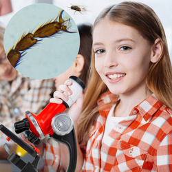 MIKROSKOP NAUKOWY DO ZABAWY UCZNIOWSKI AKCESORIA