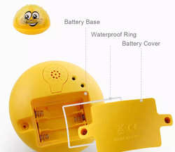 PŁYWAJĄCA FONTANNA DO KĄPIELI WANNY KULA LED ZABAWKA ŁAZIENKOWA DLA DZIECI