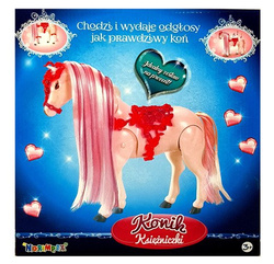 Duży CHODZĄCY KOŃ KONIK KUCYK dla LALKI LALEK DŹW.