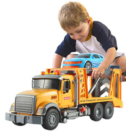 AUTO POMOC DROGOWA LAWETA TIR POJAZD ZESTAW SAMOCHÓD Z ŚWIATŁEM DŹWIĘKIEM