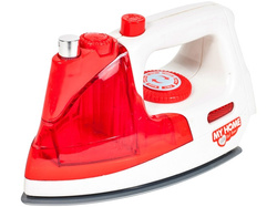 ŻELAZKO DLA DZIECI NA BATERIE ZE SPRYSKIWACZEM DO PRACOWANIA Światło Dźwięk