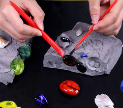 Kopalnia kamieni wykopaliska Zestaw dla dzieci Diamenty KAMIENIE do zabawy