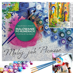 Malowanie po numerach Malowanie olejne dla dzieci