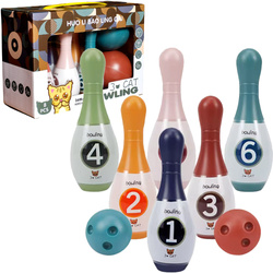 SPORTOWA GRA W KRĘGLE ZESTAW Z KULA AKCESORIAMI DO GRY ZABAWY DLA DZIECI XL