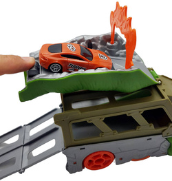 Ciężarówka DINOZAUR TOR z Wyrzutnia AUTO TIR ZESTAW ZABAWKA dla dzieci AUTA