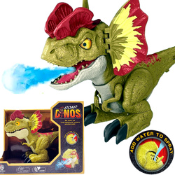 DINOZAUR INTERAKTYWNY FIGURKA ŚWIECI LED RYCZY ZIEJE PARĄ WELOCIRAPTOR