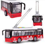 AUTOBUS TROLEJBUS ELEKTRYCZNY MIEJSKI ŚWIATŁA DŹWIĘKI OTWIERANE DRZWI