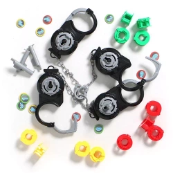 Złam kod Gra rodzinna Uwolnij się z kajdanek Escape Room KAJDANKI 3 poziomy