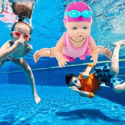 LALKA PŁYWAJĄCA WODOODPORNA BOBAS KRÓRY PŁYWA DO WODY DO KAPIELI 33 cm