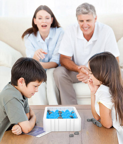 Kamienie magnetyczne Gra w szachy PLANSZOWA magnesy logiczna z magnesami