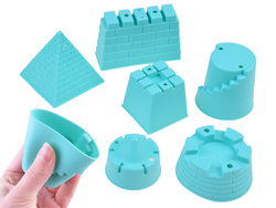 Zestaw do piasku wiaderko foremki autko MIĘKKIE