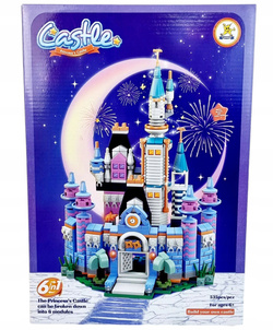 ZAMEK KSIĘŻNICZKI KLOCKI ZESTAW 535 KLOCKÓW NA PREZENT DLA DZIEWCZYNKI 6w1