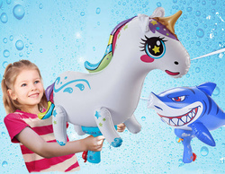 DMUCHANY Pistolet na wodę BROŃ wodna śmigus POMPKA