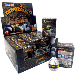 JAJO DINOZAURA ROSNĄCY WYKLUWAJĄCY Z JAJKA JAJKO