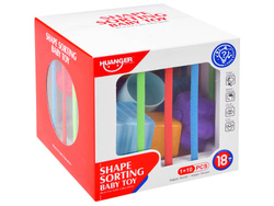 Kostka sorter zabawka dla maluszka  gumki ZA4310