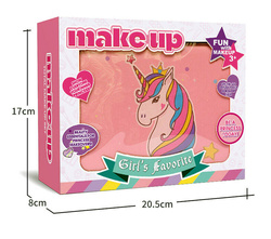 KOSMETYKI DO MALOWANIA MAKIJAŻU PAZNOKCI DLA DZIECI KUFEREK PREZENT ZESTAW