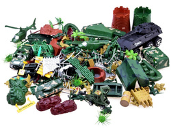 BAZA WOJSKOWA żołnierzyki Wojsko ZESTAW czołgi