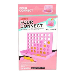 Gra Logiczna Układanka Rzędy 4 W Linii Rzędzie Planszowa Line Up Ułóż Kolor