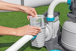 POMPA PIASKOWA FILTRUJĄCA DO BASENÓW 6056L/h BESTWAY 58497 + ZŁĄCZKI, WĘŻE