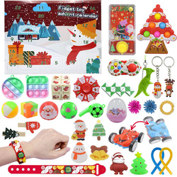 KALENDARZ ADWENTOWY DLA DZIECI ZABAWKI ANTYSTRESOWE GNIOTEK DUŻY na PREZENT