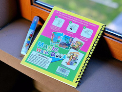 KSIĄŻECZKA WODNA KOLOROWANKA MALOWANKA Z PISAKIEM WODNYM NA WODĘ MALOWANIA