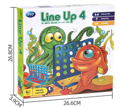 BINGO GRA LOGICZNA DUŻA LINE UP TOWARZYSKA RODZINNA prezent DLA dzieci