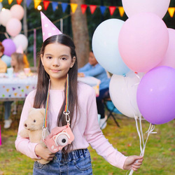 APARAT FOTOGRAFICZNY CYFROWY DLA DZIECI KOTEK POLSKIE MENU FULL HD + GRY