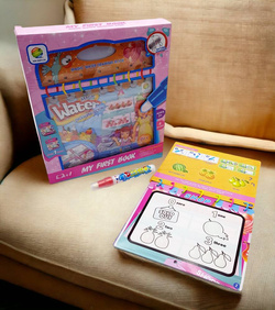 KOLOROWANKA książka WODNA ' Na zakupach ' do nauki