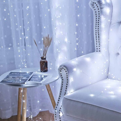 KURTYNA ŚWIETLNA LED lampki girlanda WISZĄCE sople do okna USB + PILOT