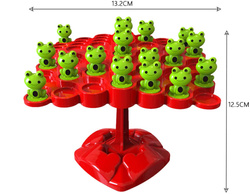 Gra BALANSUJĄCE ŻABKI SPADAJĄCE WESOŁE Równoważnia ŻABA rodzinna dla dzieci