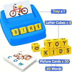 GRA EDUKACYJNA DOPASUJ LITERY SŁÓWKA SŁOWA DO NAUKI ANGIELSKIEGO DLA DZICEI