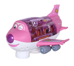 Samolot ROZKŁADANY pasażerski INTERAKTYWNY + Figurki DŹWIĘK ŚWIATŁO I NAPĘD