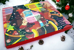 KALENDARZ ADWENTOWY DLA DZIEWCZYNKI BRANSOLETKA ZAWIESZKI BIŻUTERIA CHARMS