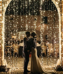 KURTYNA ŚWIETLNA LAMPKI GIRLANDA OKIENNA DRUCIKI 300 LED 3x3m USB + PILOT