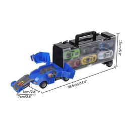 DUŻY TIR LAWETA CIĘŻARÓWKA Z WYRZUTNIĄ i 6 AUT