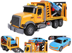 AUTO POMOC DROGOWA LAWETA TIR POJAZD ZESTAW SAMOCHÓD Z ŚWIATŁEM DŹWIĘKIEM