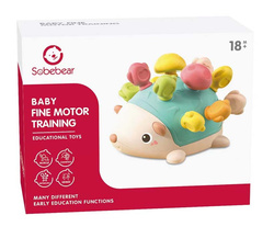 SORTER EDUKACYJNY JEŻ MONTESSORI UKŁADANKA JEŻYK KOLOROWY GRA ZRĘCZNOŚCIOWA