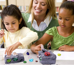 Kopalnia kamieni wykopaliska Zestaw dla dzieci Diamenty KAMIENIE do zabawy