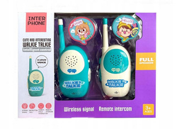 WALKIE TALKIE DO 1000 M ZABAWKA KRÓTKOFALÓWKA TELEFON DLA DZIECI ZESTAW 2x