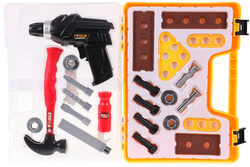 Narzędzia w walizce 23 elem. z wiertarką warsztat