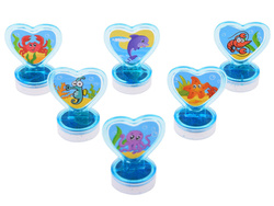 Zestaw PIECZĄTKI DLA DZIECI STEMPELKI STEMPLE ZWIERZAKI MORSKIE ZA3979